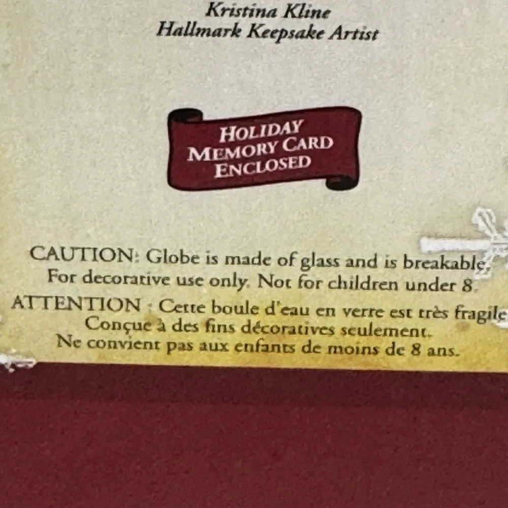 Hallmark keepsake ornament